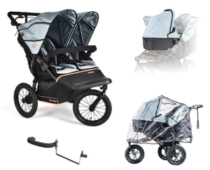 OUT N ABOUT Nipper V6 Double Bundle "Rock Salt Grey"